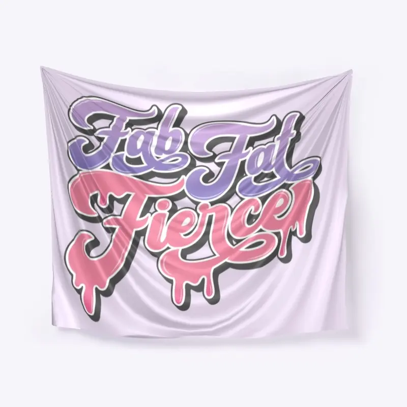 Fab Fat Fierce #1 Wall Tapestry